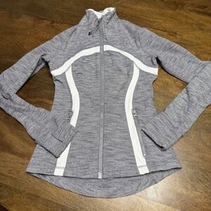 Lululemon Define Jacket Wee Are From Space Coal Fossil / White Sz. 4